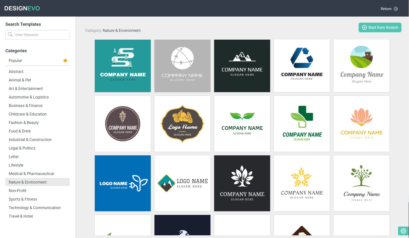 Website Review - DesignEvo Free Online Custom Logo Maker - Random Bits ...