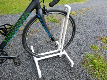 PVC bike rack