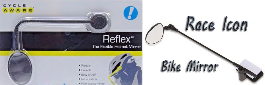 cycleaware reflex bicycle helmet mirror